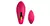 Vibrador de Casal PINK com controle - comprar online
