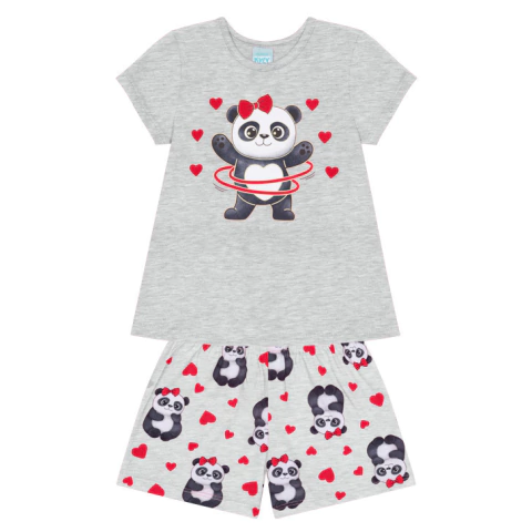 Pijama Infantil Menina Brilha no escuro Kyly