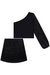Conjunto Cropped e Saia em Paetê Lilimoon - loja online