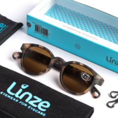 LINZE LZ1 – SUNGLASSES MATTE TORTOISE BROWN LENS en internet