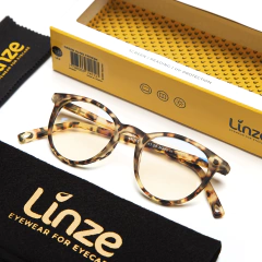 LINZE LZ3 – SCREEN READER MATTE LIGHT TORTOISE - Linze Argentina