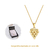 Gargantilha com Pingente Uva - banhadas em ouro 18k