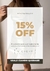 Promo!!! 15% de descuento