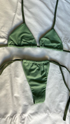 conjunto cortininha: verde oliva+ musgo ( sem troca)