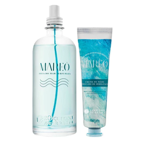 Kit Mareô Água do mar Perfumada 150ml + 1 Creme de Mãos 50ml L'occitane au Brésil