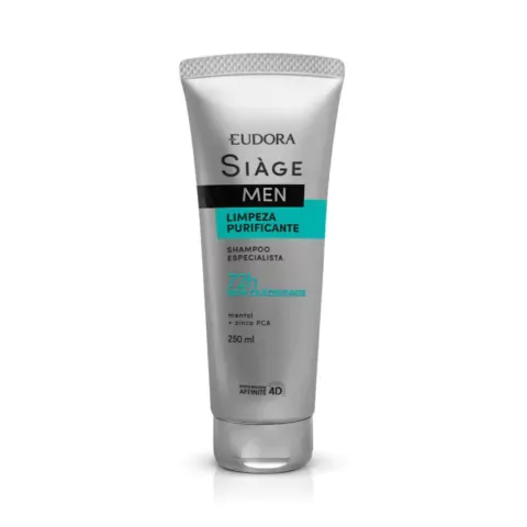 Shampoo Siage Men Limpeza Purificante 250ml Eudora