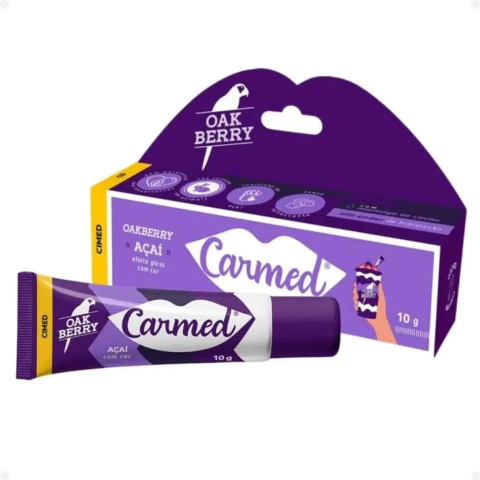 Hidratante Labial Carmed Oakberry 10 gr Açaí