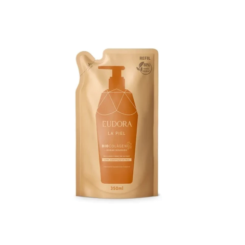 Eudora Refil La Piel Ambar Dourado Hidratante Corporal 350Ml