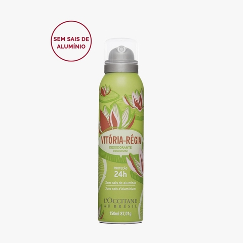 Desodorante Spray Vitoria Regia Sem Aluminio 150ml - L'occitane