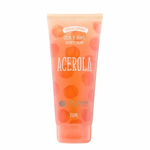 Calda de Banho Sabonete líquido Acerola 200ml L'occitane au Brésil
