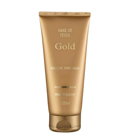 Hidratante Desodorante Corporal Make me fever Gold 200ml Mahogany