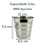 Balde Gelo Inox 1 Litro 12 cm na internet