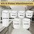 Kit 6 Potes Organizadores Mantimentos Empilháveis na internet