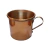 CANECA EM ALUMINIO PITURA COBRE METALIZADA PARA COQUETEIS 370 Ml - Casa do Bar