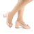 Sapato Feminino Peep Toe Nude Rose Salto Bloco 5cm Super Confortável