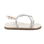 Sandália Papete Off White Birken com Strass - comprar online