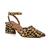 Scarpin Feminino Onça Salto Bloco Geométrico Linha Confort Luxo - comprar online