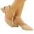 Scarpin Feminino Amêndoa Salto Bloco Geométrico Linha Confort Luxo - Bella Femma