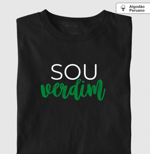 Camiseta Sou Verdim Premium