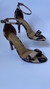 Sandalia Salto Fino Animal Print