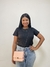 Bolsa Alça correntes Rosa Bebê