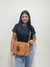 Bolsa Caramelo Pompom - comprar online