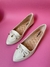 Sapatilha Moleca off white lacinho