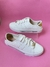 Tênis Moleca Branco com dourado