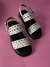 Sandália Flat Black/offwhite - comprar online