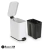Cesto Residuos Pedal 8 lts Cuadrado Blanco Codigo 23065 - comprar online