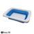 Colador Plegable Rectangular de Silicona 22 cm blanco y color Codigo 14954 - Bazar 380