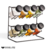 Rack x 8 Especieros de Vidiro tapa negra 20 x 20 x 10 cm Codigo 95145