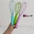 Batidor Pera 22 cm Silicona mango acero inoxidable Código 24531 - Bazar 380