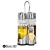 Set x 4 Aceite-Vinagre-Sal-Pimineta Vidiro con metal Codigo 49389 en internet
