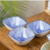 Set x 3 copetineros 9 cm Porcelana Decorada azul Codigo 92126 - comprar online