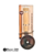 Corta Pizza 18 cm Acero Inoxidable mango de madera Codigo 66135