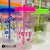 Imagen de Vaso c/tapa y sorbete Decorado 600 ml Codigo 75604