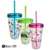 Vaso c/tapa y sorbete Decorado 600 ml Rock Codigo 18009