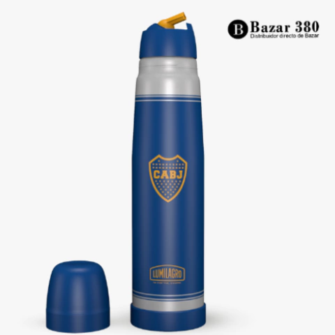 Termo Acero Boca Escudo x 1 lts Lumilagro Codigo 31144 - comprar online
