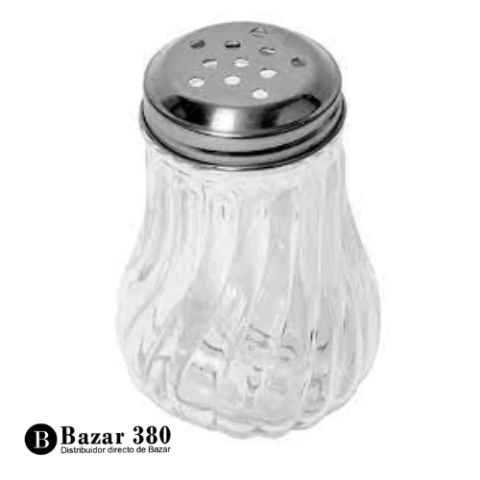 Quesera 12 cm de Vidrio tapa de Acero inoxidable Código 17003 - comprar online