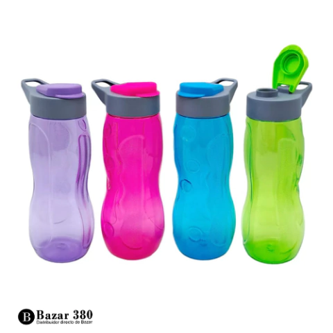 Botellita VIP Deportiva Colores 600 ml Traslucida Codigo 52062 (comprando 10 unidades) - comprar online