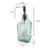 Dispenser Jabon liquido de Vidrio con Pico Metal Código 83099 - Bazar 380