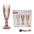 Copas x 6 Flauta Rombos Rosa 200 ml en caja Regalo Codigo 53730