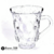 Tazas x 6 de Vidrio conica 160 ml Cuadrille en caja Codigo 27700