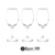 Copas x 3 Rioja de Agua 386 ml Vidrio en Pack Cristar Codigo 49370 en internet