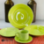Plato Playo 24 cm Ceramica Verde Codigo 19459 en internet
