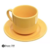 Taza de Te c/plato Amarillo 220 ml Ceramica código 19507 - comprar online