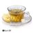 Taza de te con plato de Vidrio tramadado en caja Codigo 61100 - comprar online