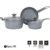 Batería de Cocina x 5 píezas Cerámica Gris Apta Inducción Codigo 12460 - comprar online