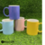 Jarro Mug Colores Recto Ceramica 360 ml Interior Blanco código 19850 - comprar online